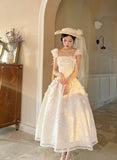 New Arrival Prom Dress Square Neck Formal Dress Evening Dresses Birthday Party Dress HZ0319