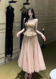 Elegant Prom Dress Sweetheart Pleated Tulle Gala Evening Gown Dress Birthday Party Outfits HZ0319