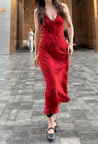 Burgundy Prom Dress V-neck Gala Gown Cocktail Outfits Evening Dresses HZ0319