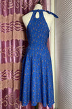 Fashion Prom Dress A Line V-neck Print Pleated Evening Dress Gala Gown Cocktail Outfits HZ0319