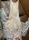 Shiny Prom Dress Crew Neck Tulle Long Cocktail Outfits Evening Dress Gala Gown HZ0319