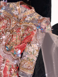 Gorgeous Shiny Beaded Exquisite Embroidery 3D Butterflies Mermaid Floor-length Evening Dress Prom Dresses HZ0319