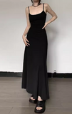 Newest Sexy Spaghetti Straps A Line Ankle Length Seaside Dating Dress Summer Dress HZ0319
