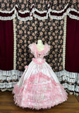 Sweet Off the Shoulder Handmade Flower Pleated Tulle Evening Dress Cocktail Dress Quinceanera Prom Dress HZ0319