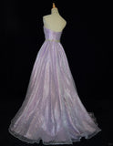 Shiny Prom Dress Strapless Prom Gown Evening Dress Gala Dress Business Dinner Dress Party Dress HZ0319