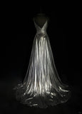 Stunning Prom Dress A Line V-neck Prom Gown Evening Dress Gala Dress Business Dinner Dress HZ0319