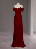 Charming Prom Dress Off Shoulder Floor Length Prom Gown Evening Dress Gala Dress HZ0319