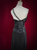Gorgeous Prom Dress One Shoulder Black Pleated Prom Gown Evening Dress Gala Dress HZ0319