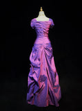 Pretty Prom Dress Square Neck Pleated Tulle Prom Gown Gala Dress Evening Dresses HZ0319