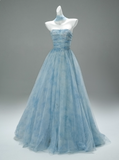 Elegant Prom Dress Strapless Beaded Prom Gown Gala Dress Evening Dress HZ0319