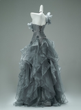 Stunning Prom Dress One Shoulder Pleated Prom Gown Gala Dress Evening Dress HZ0319