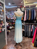 Sweet Prom Dress Spaghetti Straps Pleated Crystal Prom Gown Evening Dress Gala Dresses HZ0319
