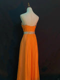 Elegant Prom Dress A Line Sweetheart Pleated Evening Dress Gala Dress Prom Gown HZ0319