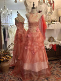 Unique Prom Dress Spaghetti Straps Pleated Birthday Party Dress Gala Dress Evening Dress HZ0319
