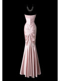 Sweet Prom Dress Sweetheart Pleated Mermaid Evening Dress Gala Dress Party Dress HZ0319