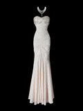 Elegant Prom Dress Sweetheart Lace Sequins Mermaid Prom Gown Evening Dress Gala Dress HZ0319