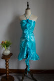 Stunning Prom Dress Halter Ruffle Evening Dress Gala Dress Birthday Party Dress HZ0319