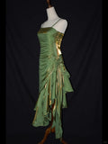 Stunning Prom Dress Spaghetti Straps Pleated Ruffle Birthday Party Dress Evening Dress Cocktail Dress HZ0319