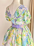 Cute Summer Dress Crew Neck Print Women Dress Birthday Party Dress HZ0319