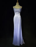 Elegant Prom Dress Spaghetti Straps Pleated Gala Dress Evening Dress Birthday Dress HZ0319