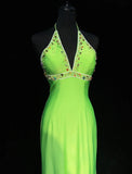 Stunning Prom Dress Halter Beading Evening Dress Gala Dress Party Dress HZ0319