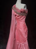 Sweet Prom Dress One Shoulder Pleated Evening Dress Gala Dress Cocktail Dress HZ0319