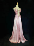 Sexy Pink Prom Dresses Spaghetti Straps Pleated Evening Dress Gala Dress Cocktail Dress HZ0319