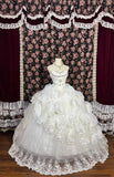 Stunning Ball Gown Sweetheart Beading Ruffle Birthday Dresses Evening Dress Quinceanera Dress Prom Dress HZ0319