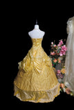 Sweet Prom Dress Spaghetti Straps Pleated Ball Gown Evening Dress Quinceanera Dress HZ0319