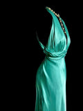 Beauty Prom Dress Halter Pleated Long Mermaid Prom Dress Evening Dress Party Dress HZ0319