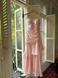 Charming Prom Dress Spaghetti Straps Pleated Ruffle Cocktail Dress Birthday Party Outfits HZ0319