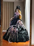 Charming Prom Dress Strapless Pleated Ball Gown Birthday Party Dress HZ0319