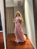 Charming Prom Dress Off Shoulder Pleated Long Evening Gown Birthday Party Dress HZ0319