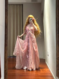 Charming Prom Dress Off Shoulder Pleated Long Evening Gown Birthday Party Dress HZ0319