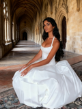 Minimalist Prom Dress Halter Slit Pleated Evening Dress Birthday Party Dress HZ0319