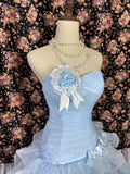 Pretty Prom Dress Sweetheart Pleated Ball Gown Evening Dress Sweet 16 Dress HZ0319