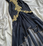 Stunning Prom Dress Spaghetti Straps Mermaid Evening Dress Birthday Party Dress HZ0319