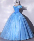 Charming Prom Dress Off Shoulder Pleated Ball Gown Quinceanera Dress Evening Dress HZ0319