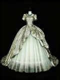 Charming Prom Dress Asymmetrical Neck Pleated Tulle Ball Gown Evening Dress Quinceanera Outfits HZ0319