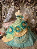 Charming Prom Dress Strapless Pleated Tulle Evening Dress Sweet 16 Dress Ball Gown HZ0319