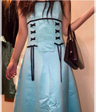 Beauty Prom Dress Spaghetti Straps Gala Dress Evening Dress Birthday Party Outfits HZ0319