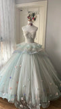 Charming Prom Dress Sweetheart Pleated Tulle Ball Gown Evening Dress Quinceanera Dress HZ0319