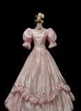 Elegant Prom Dress Crew Neck Pleated Ball Gown Sweet 16 Dress Evening Dress HZ0319