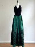 Elegant Prom Dress Halter Pleated Gala Dress Evening Dress Formal Dress HZ0319