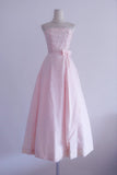 New Arrival Prom Dress Light Pink Strapless Pleated Evening Dress Birthday Party Dress Formal Dress HZ0319