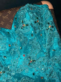New Design Prom Dress Sweetheart Ruffle Birthday Party Dress Evening Dress HZ0319