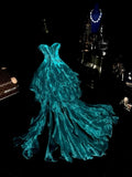 New Design Prom Dress Sweetheart Ruffle Birthday Party Dress Evening Dress HZ0319