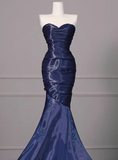Elegant Prom Dress Sweetheart Pleated Mermaid Gala Dress Evening Dress Formal Dress HZ0319