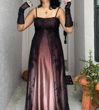 Spaghetti Straps A-Line Beading Vintage Long Prom Dress Evening Gown, HZ0319