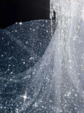 Glitter Strapless Mermaid Beading Tassel Long Evening Dress Birthday Outfits, HZ0319